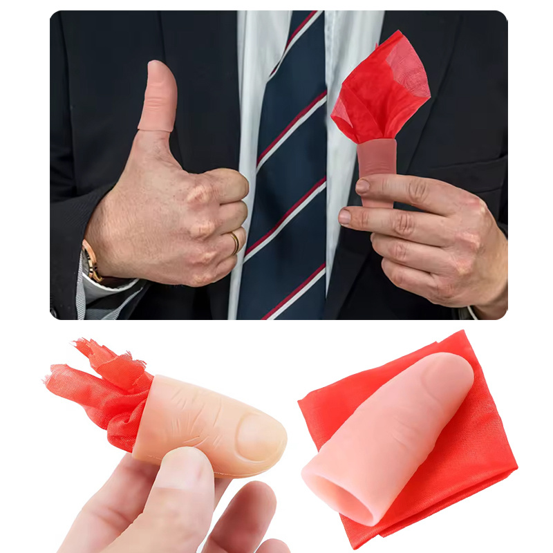 Thumb Tip Magic Trick Set - 5/15 قطعة مجموعة خدع سحرية، أطراف