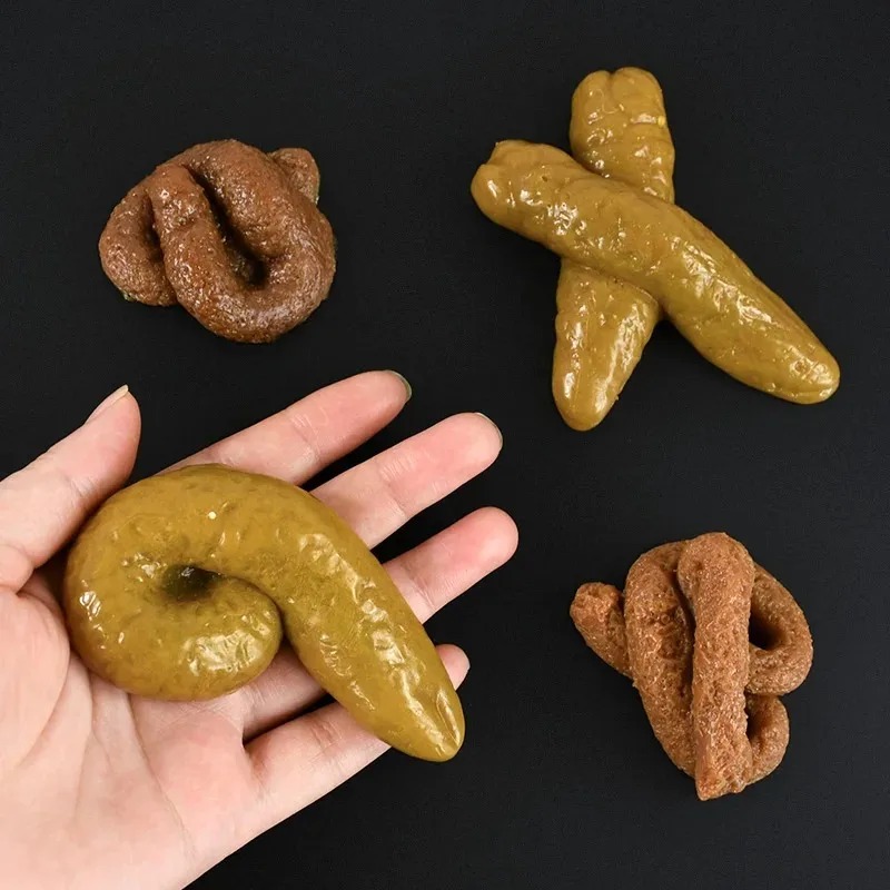Fake Poop Gag Gift - لعبة براز وهمية واقعية من البلاستيك