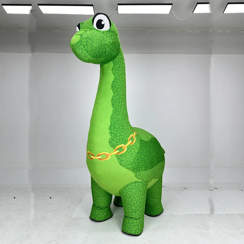 Inflatable Dinosaur Costume Adult - دمية ديناصور قابلة للنفخ جديدة بطول
