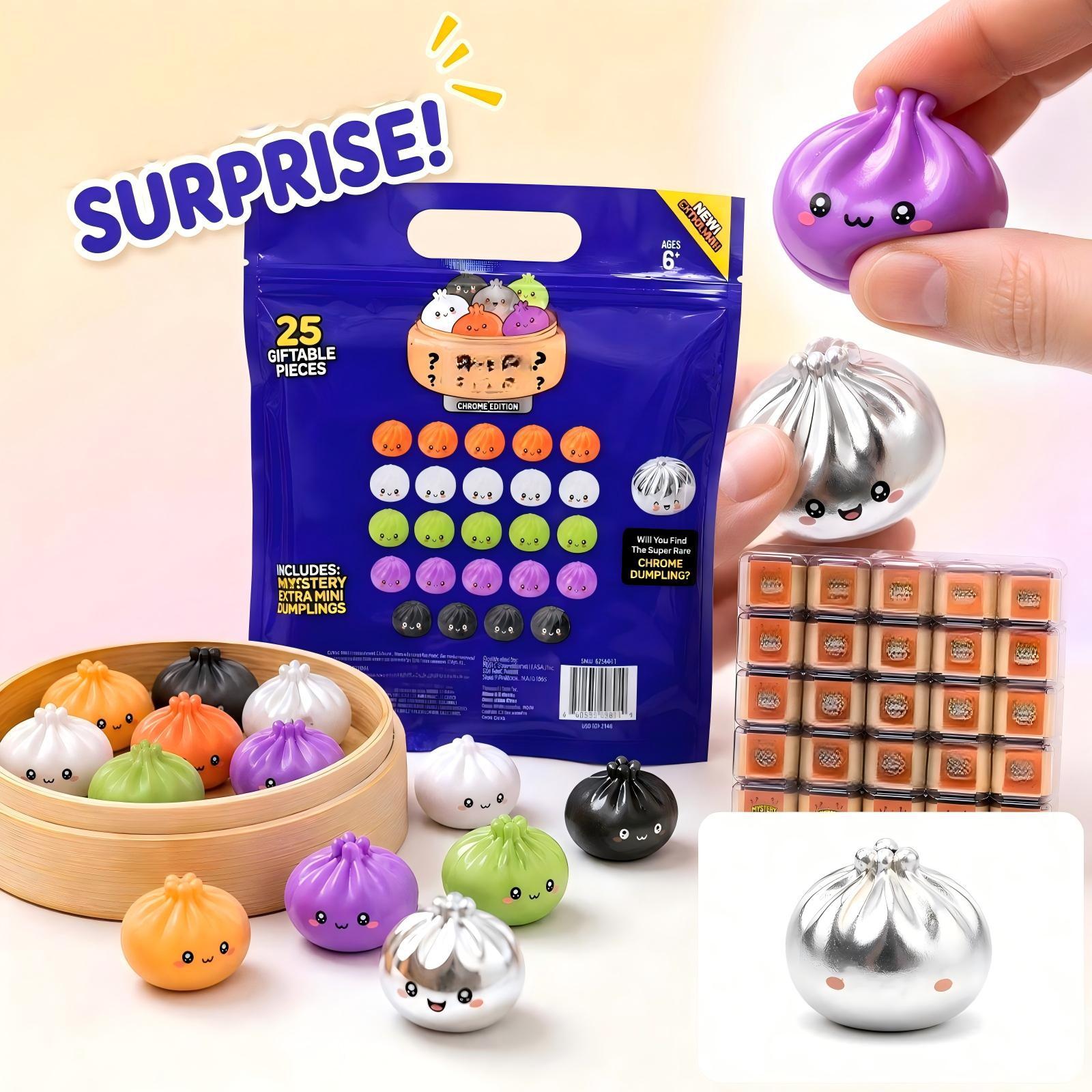 Party Supplies - عبوة من 25 قطعة من دمبلينغز