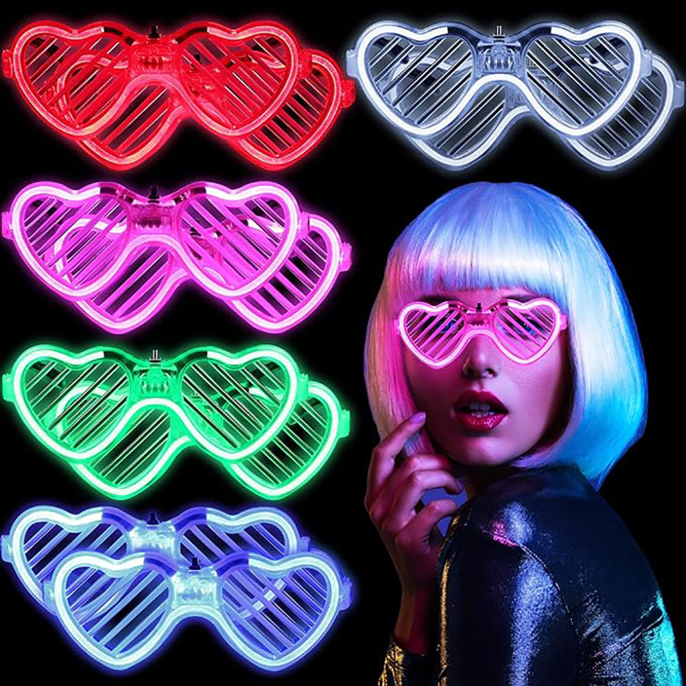 Glow In The Dark Party Glasses - 5/10/15/20/30 قطعة Led النيون نظارات الحفلات