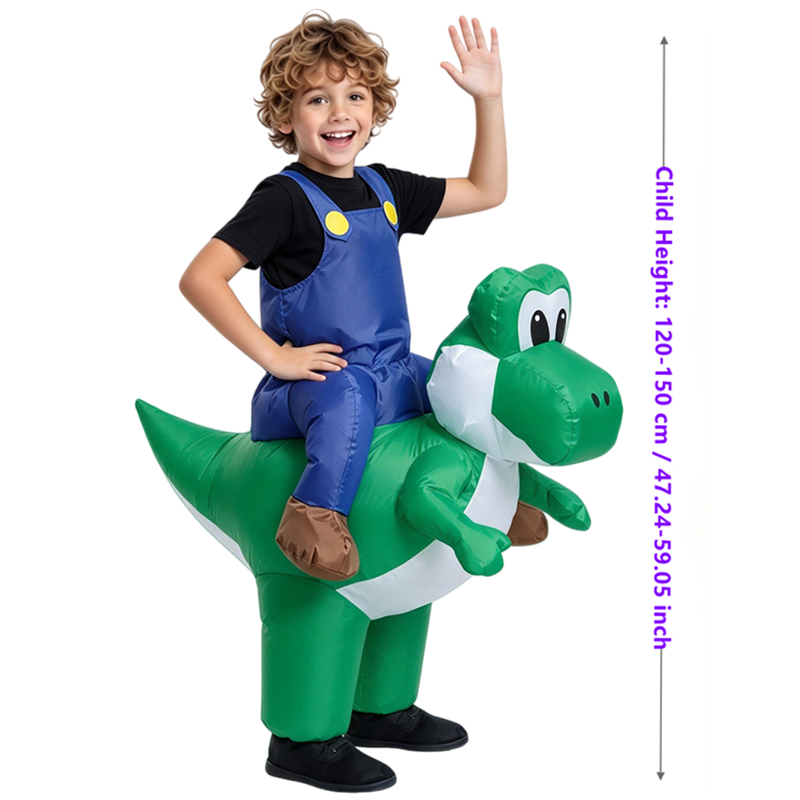 زي أداء الحفلات للبالغين والأط - مراجعة Inflatable Dinosaur Costume Adult وسعره