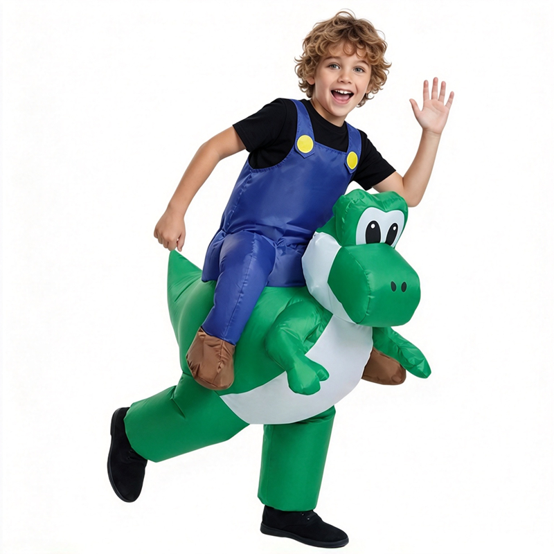 زي أداء الحفلات للبالغين والأط - مراجعة Inflatable Dinosaur Costume Adult وسعره