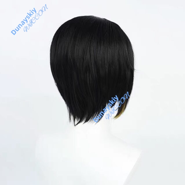 باروكة كوسبلاي قصيرة سوداء مقا - مراجعة Anime Cosplay Wig Heat Resistant وسعره