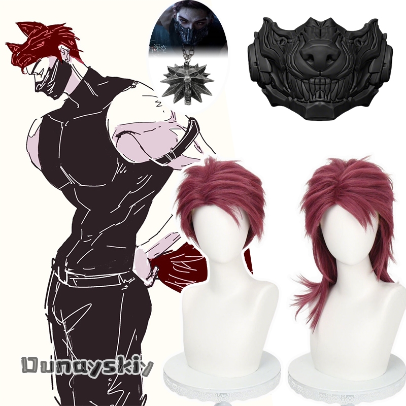 شعر مستعار جديد لشخصية فالكو م - مراجعة Anime Cosplay Wig Heat Resistant وسعره