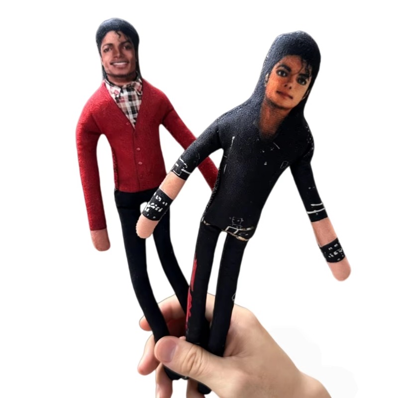 1-6 قطع دمية مايكل جاكسون المح - مراجعة Novelty Gifts وسعره