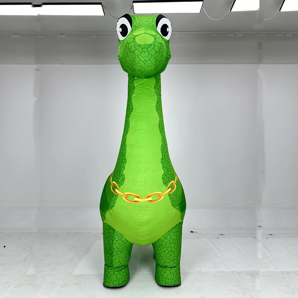 دمية ديناصور قابلة للنفخ جديدة - مراجعة Inflatable Dinosaur Costume Adult وسعره
