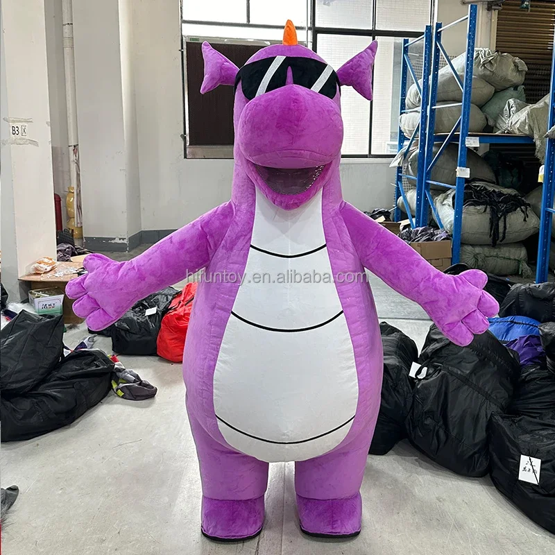 زي تنكري على شكل ديناصور أرجوا - مراجعة Inflatable Dinosaur Costume Adult وسعره