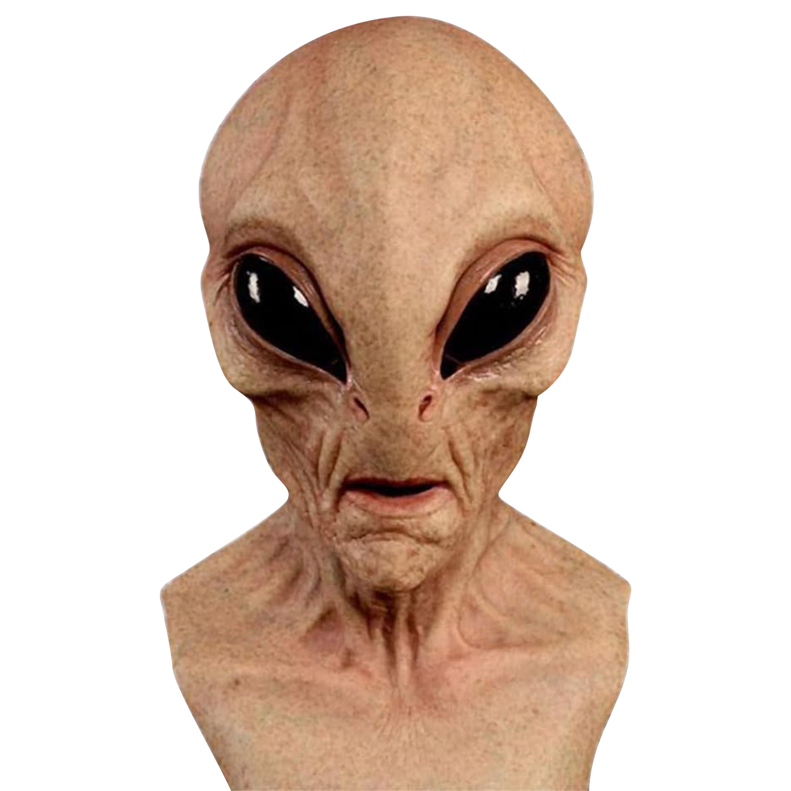 أقنعة واقعية كاملة للرأس، أقنع - مراجعة Latex Alien Mask Realistic وسعره