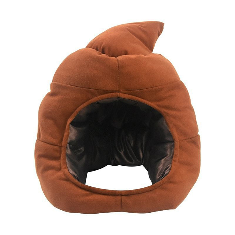 قبعة قطيفة مضحكة على شكل براز، - مراجعة Fake Poop Gag Gift وسعره