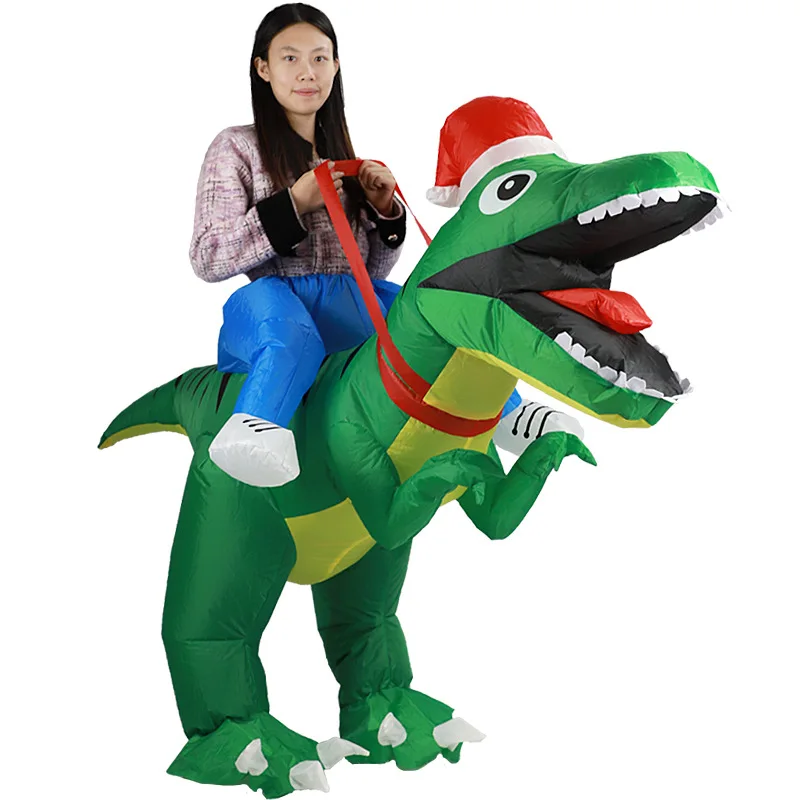 زي تيرانوصور ريكس القابل للنفخ - مراجعة Inflatable Dinosaur Costume Adult وسعره
