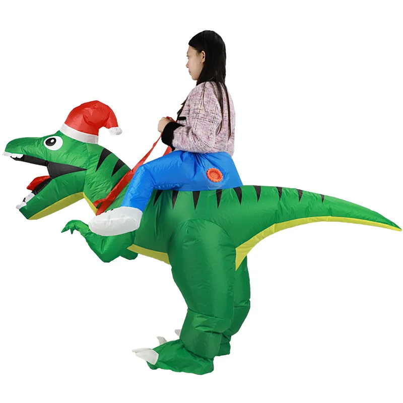 زي تيرانوصور ريكس القابل للنفخ - مراجعة Inflatable Dinosaur Costume Adult وسعره